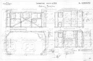 Locomotive Gruppo E 554. Capina - Parte fissa.