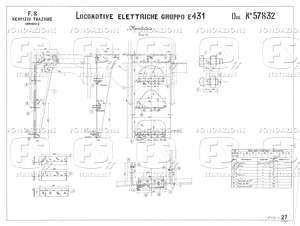 Locomotive Elettriche Gruppo E 431 - Montatoio.