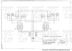 Locomotive Gruppo E 470. Circuito apparecchi di misura.