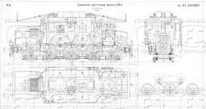 Locomotive elettriche Gruppo E 554. Insieme