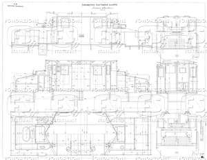 Locomotive elettriche Gruppo E 551. Insieme della cabina