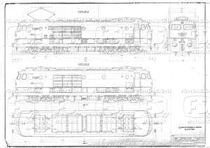 Locomotiva gruppo E 444.005 - Insieme