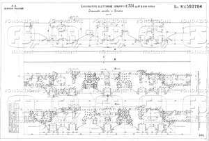 Locomotive elettriche Gruppo E 551 dal N. 551.120 al N. Fiancate sciolte e forate.