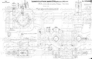 Locomotive elettriche Gruppo E 550 dal n. E 550.016 al N. E 550.40. Biella motrice.