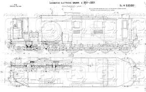 Locomotive elettriche Gruppi E 331 - E 332