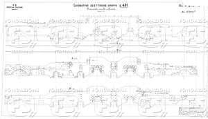 Locomotive elettriche Gruppo E 431 dal n. E 431.001 al n. E 431.025 - Fiancate sciolte e forate.