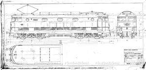 Locomotive gruppo E 444 (001-004) - Insieme della locomotiva