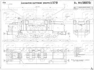 Locomotive elettriche Gruppo E 570. Insieme .