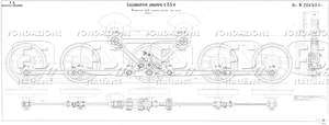 Locomotive elettriche Gruppo E 554. Insieme del movimento (parte destra).