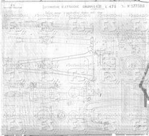 Locomotive Elettriche Gruppi E 431 dal n. E 431.001 al n. E 431.025, E 470 - Telaio, perno e particolari diversi dello sterzo.