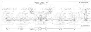 Locomotive elettriche Gruppo E 554. Insieme del biellismo.